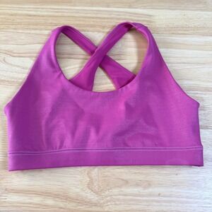 IVL Collection Women Sports Bra Pink‎ Racerback 6 Gym Running Workout